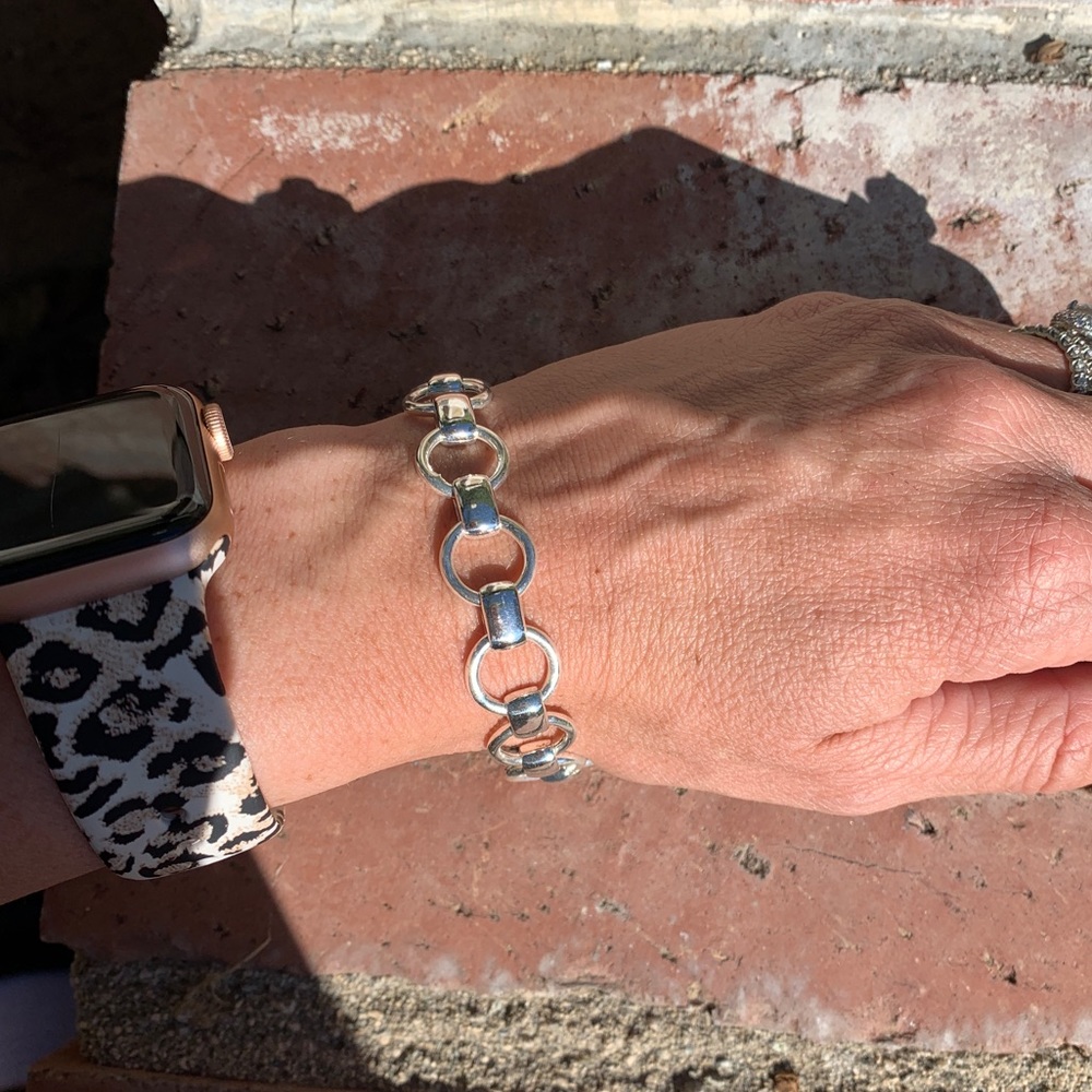 Silver Loop Bracelet - image 7